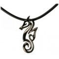 Collier Hematite – "Polo" Seahorse