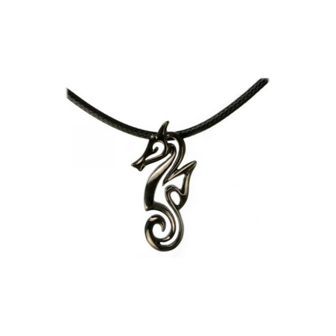 Collier Hematite – "Polo" Seahorse