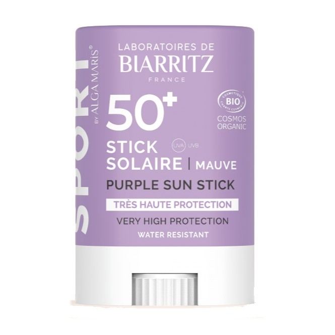 Stick Solaire SPF50+ Certifié Bio - Sport et Voyage - 12g Stick Solaire SPF50+ Certifié Bio - Sport et Voyage - 12g