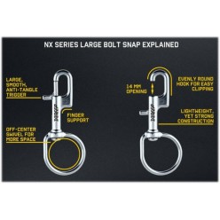 Mousqueton inox X-Deep Bolt Snap NX Series For Stage/SM