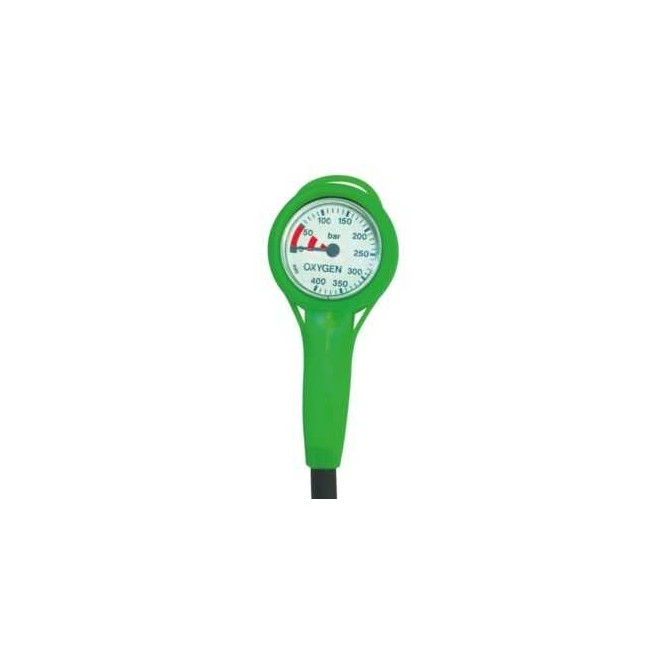 Manomètre Slim Line oxygène vert Manomètre Slim Line oxygène vert