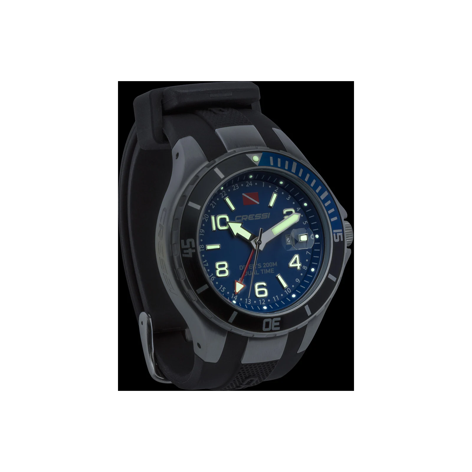 Montre étanche Cressi Traveller dual time