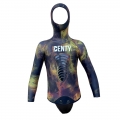 Veste Denty Spearfishing Anaconda Marron Or 5mm