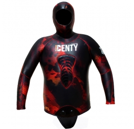 Veste Denty Spearfishing Anaconda Rouge 5mm