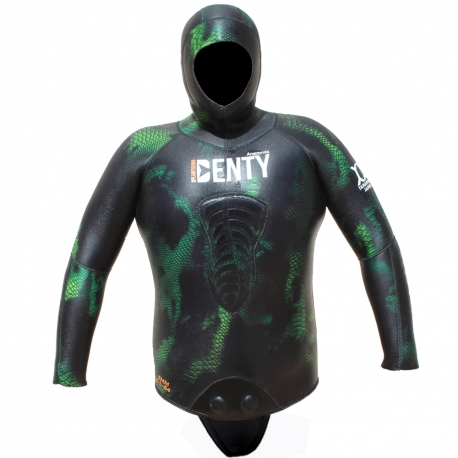 Veste Denty Spearfishing Anaconda Vert 5mm