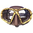 Masque Denty Spearfishing  Camouflage Marron