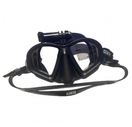 Masque Denty Spearfishing Noir avec accessoire GoPro