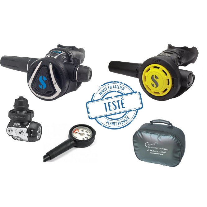 Pack Scubapro MK11 EVO C370 Octopus R095 - Détendeur de plongée sous marine - Planet Plongée Pack Scubapro MK11 EVO C370 Octopus R095 - Détendeur de plongée sous marine - Planet Plongée