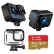 Pack GoPro Hero12 Black + Caisson 60m + Carte Sd 64Gb