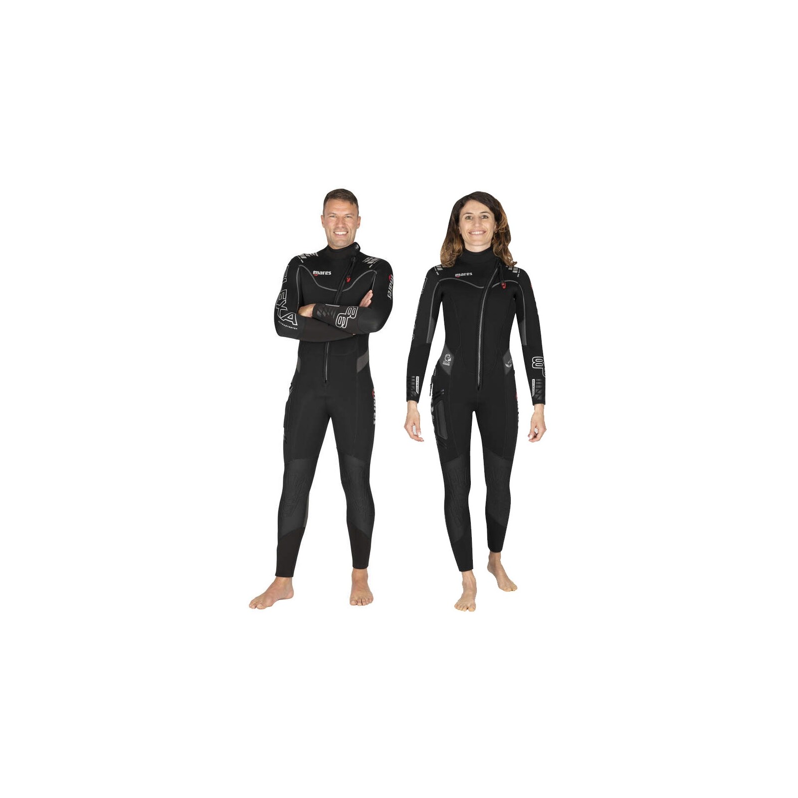 Combinaison humide avec cagoule Mares Dual She Dives 5 mm femme