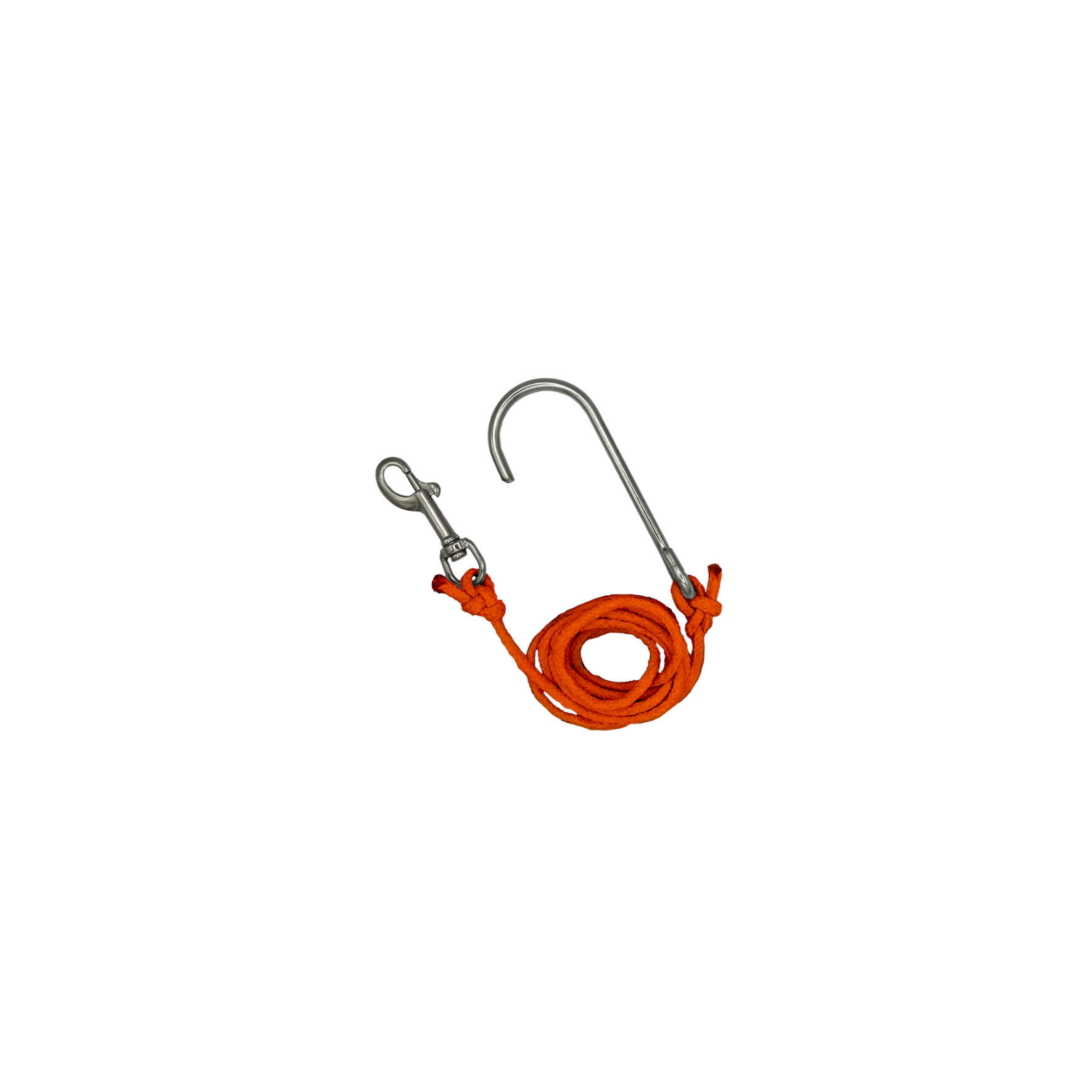 Crochet De Récif De Plongée Double Sécurité En Acier Inoxydable Avec Anneau En D - Accessoire Plongée Sous-Marine Bleu