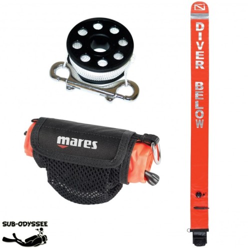 Bouée de marquage Mares Diver-Tout en un