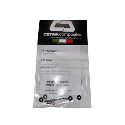 Kit visserie Cetma pour chaussons S-Wing Noirs