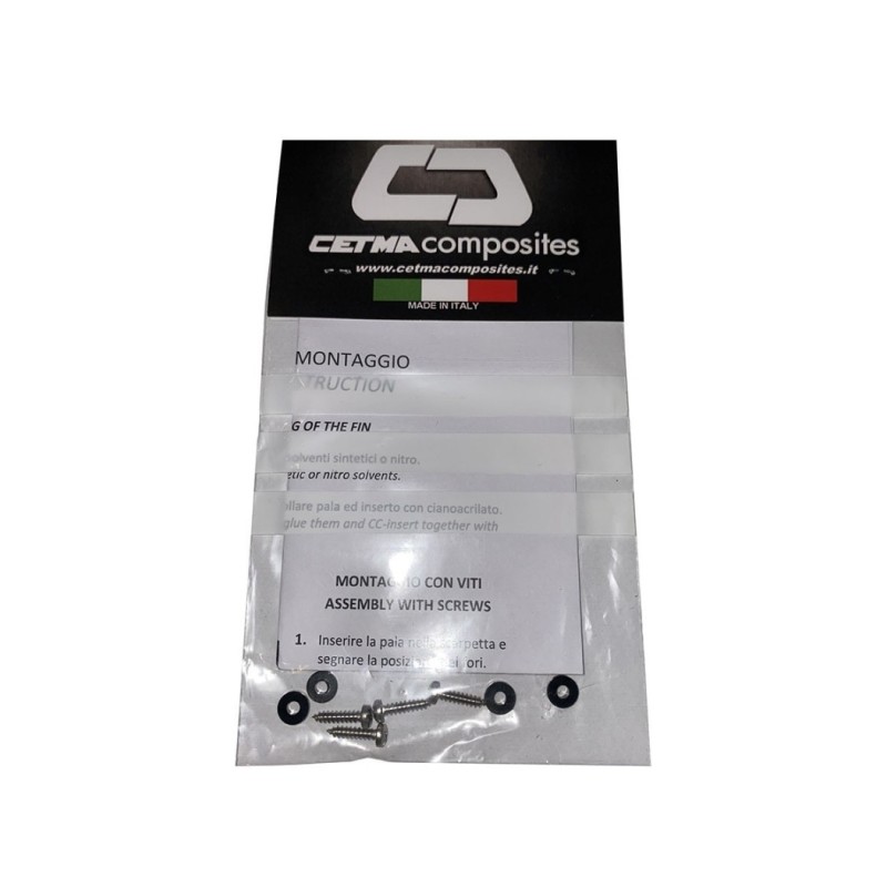 Kit visserie Cetma pour chaussons S-Wing Noirs