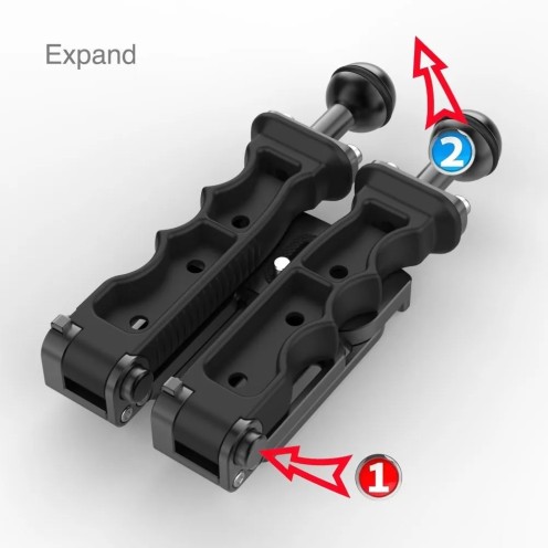 Platine Diverpro Double Poignée Pliable Z18