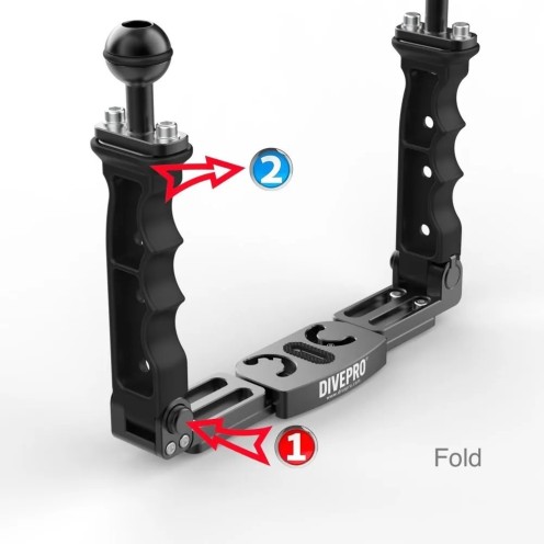 Platine Diverpro Double Poignée Pliable Z18