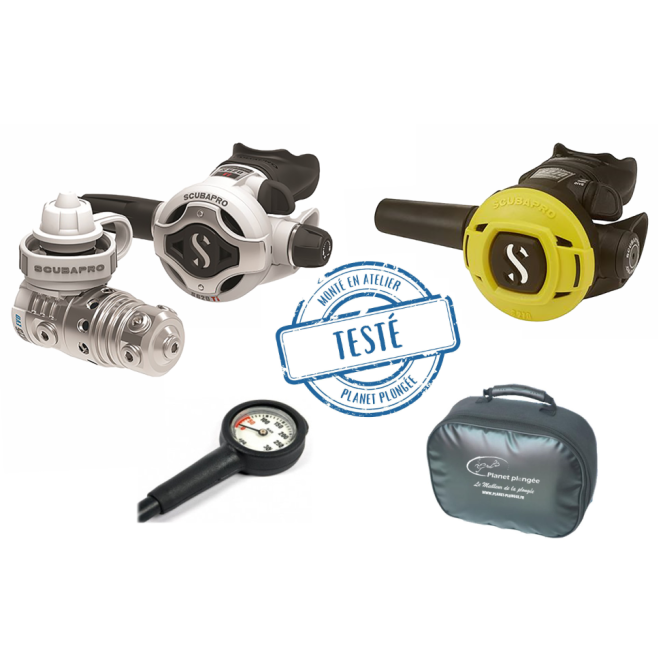 Pack Détendeur Scubapro MK25 Evo 300 S620TI WHI S270 Pack Détendeur Scubapro MK25 Evo 300 S620TI WHI S270