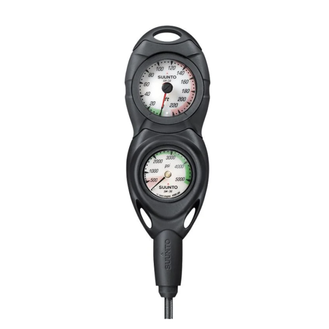 Console Suunto Combo Avec Manomètre De 4 000 Psi (SM-36) Et Nanomètre De 230 Pieds (SM-16)
