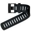 Bracelet D'extension Suunto Noir En Silicone Pour Dive