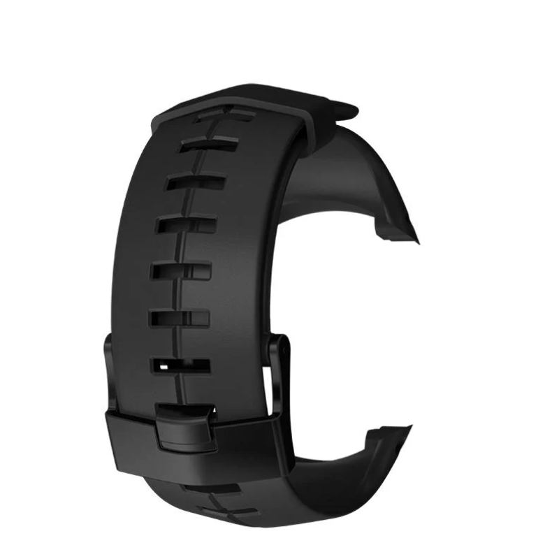 Kit Bracelet Noir Suunto En Silicone Avec Boucle Noire Pour DX