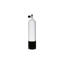 Bloc acier 2 litres, 230 bar, Diam. 114 mm, avec robinet simple sortie non extensible G5/8 M25x2 sans culot