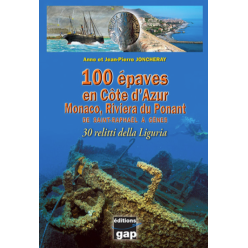 Livre 100 épaves en côte d'azur