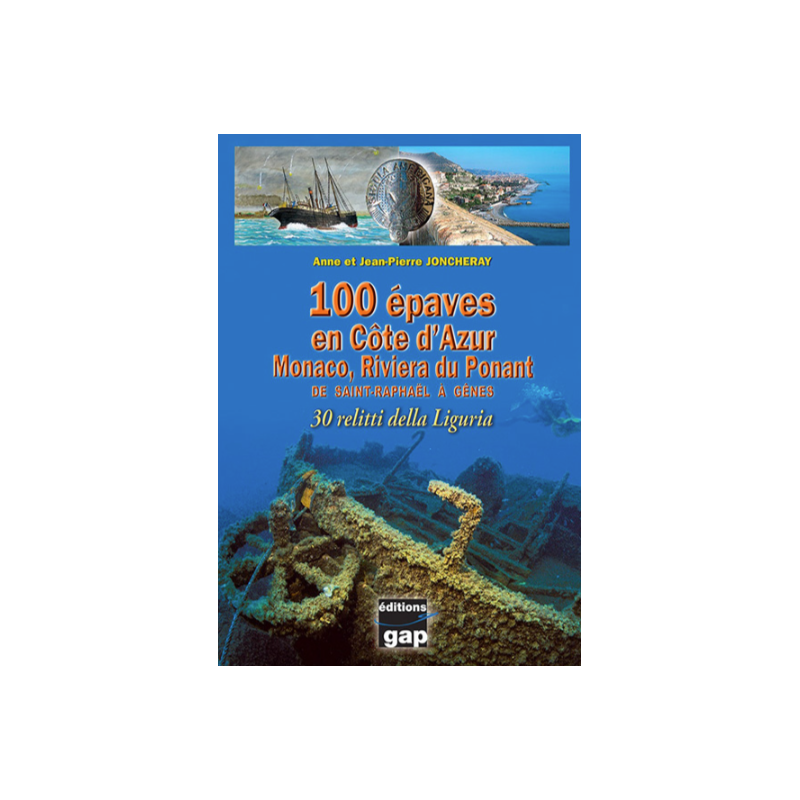 Livre 100 épaves en côte d'azur