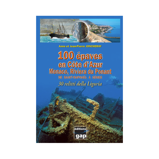 Livre 100 épaves en côte d'azur