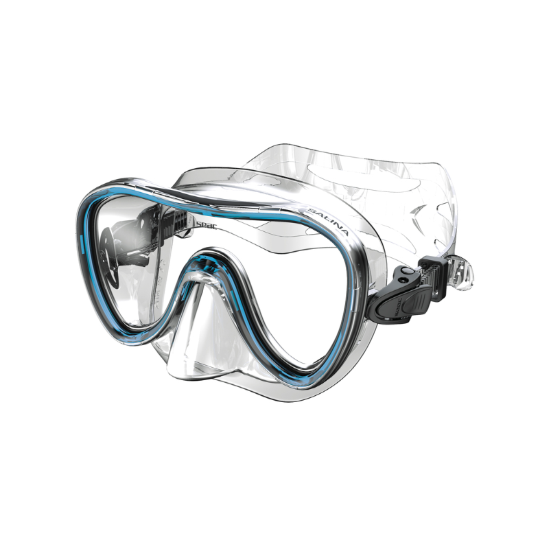 Masque de Plongée Seac Salina – Verre Trempé, Large Champ de Vision