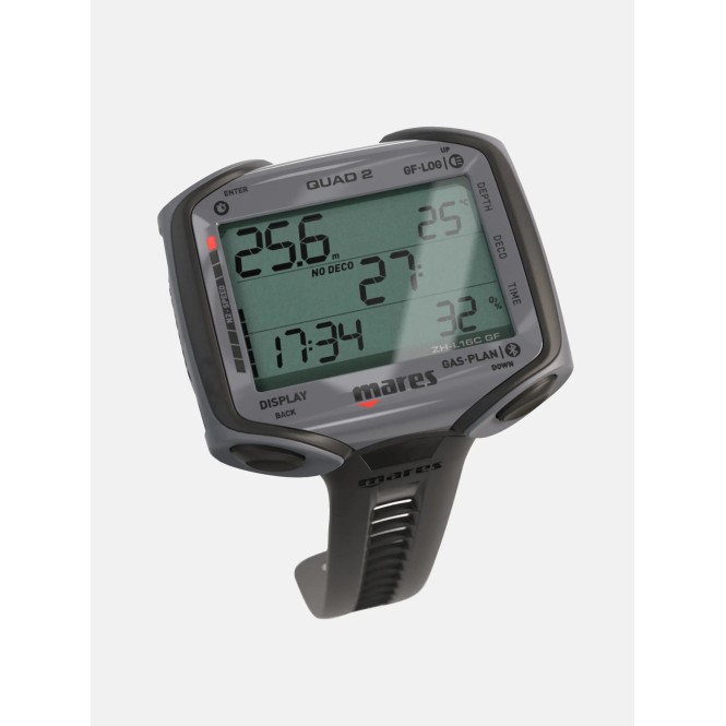 Ordinateur plongée Mares Quad 2 – lisibilité maximale et fonctions avancées