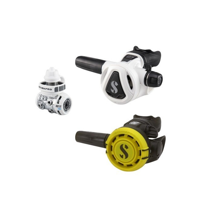 Pack Scubapro MK11 Evo C370 Blanc R105