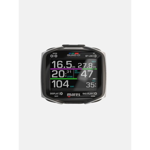 Mares Quad Ci – Ordinateur plongée couleur avec sonde air & Trimix