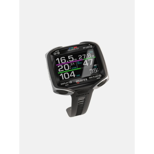 Mares Quad Ci – Ordinateur plongée couleur avec sonde air & Trimix
