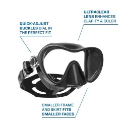 Combo snorkeling Scubapro Trinidad – Masque + tuba confort