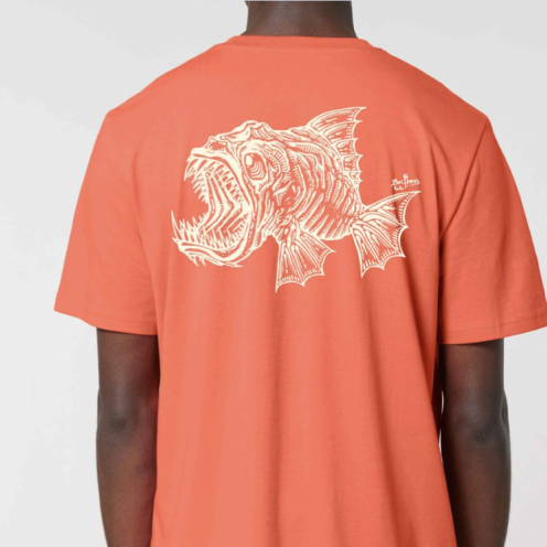 Tee-shirt Homme Bouftang Poisson Mechant