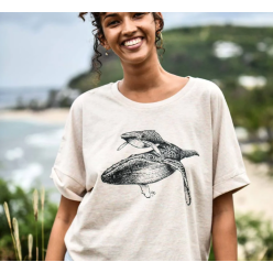Tee-shirt Femme Bouftang Baleine