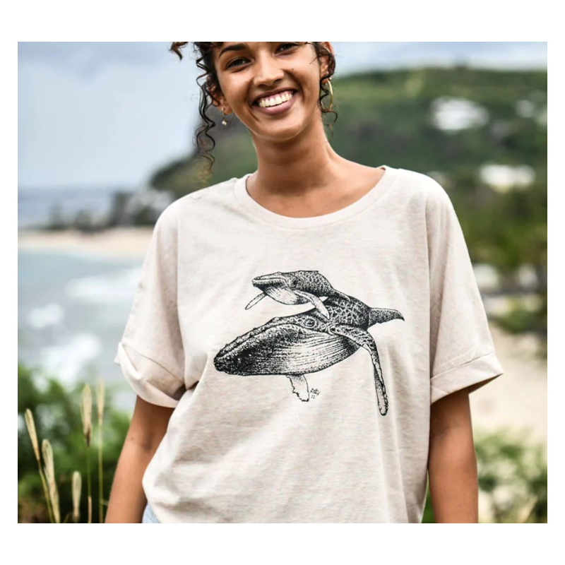 Tee-shirt Femme Bouftang Baleine