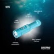 Lampe de Plongée Divepro S15 1500 Lumens | Étanche 150 m