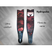 Palmes en Fibre Denty Hydropulse - Rouge