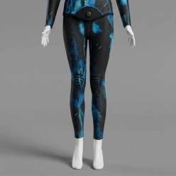 Pantalon Femme Denty Anaconda Bleue - 5mm