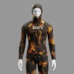 Veste Denty Spearfishing Anaconda Marron Or 5mm