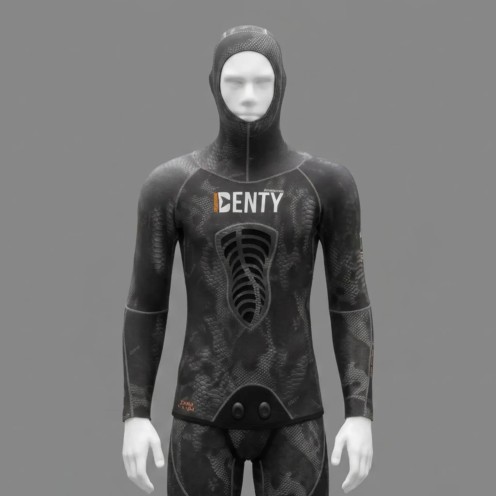 Veste Denty Spearfishing Anaconda Gris 3mm