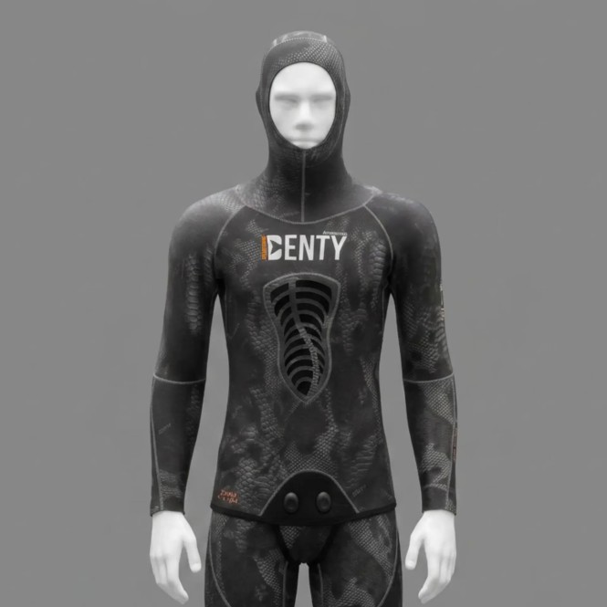 Veste Denty Spearfishing Anaconda Gris 3mm