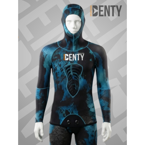 Veste Denty Spearfishing Anaconda Bleu 3mm