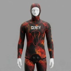 Veste Denty Spearfishing Anaconda Rouge 5mm