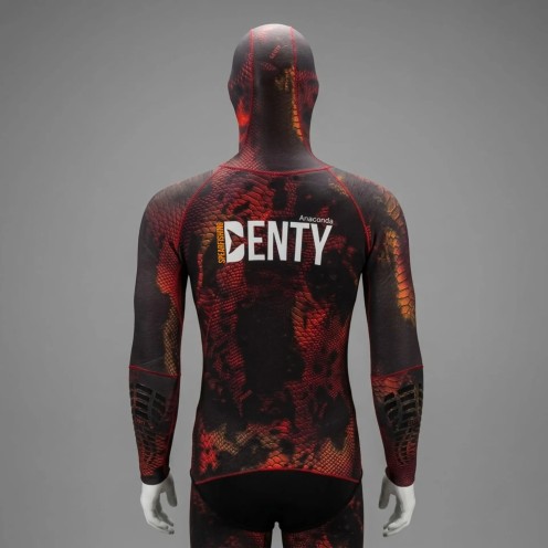Veste Denty Spearfishing Anaconda Rouge 5mm