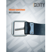 Ceinture marseillaise Denty Spearfishing Silicone Noire et Orange