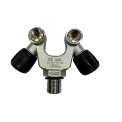 Robinet G 5/8 DIN Double sortie en V POL