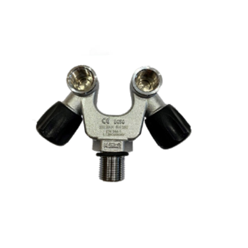 Robinet G 5/8 DIN Double sortie en V POL