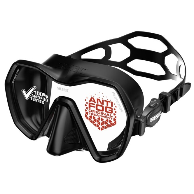 SEAC Purezza – Masque de Plongée Frameless Antibuée